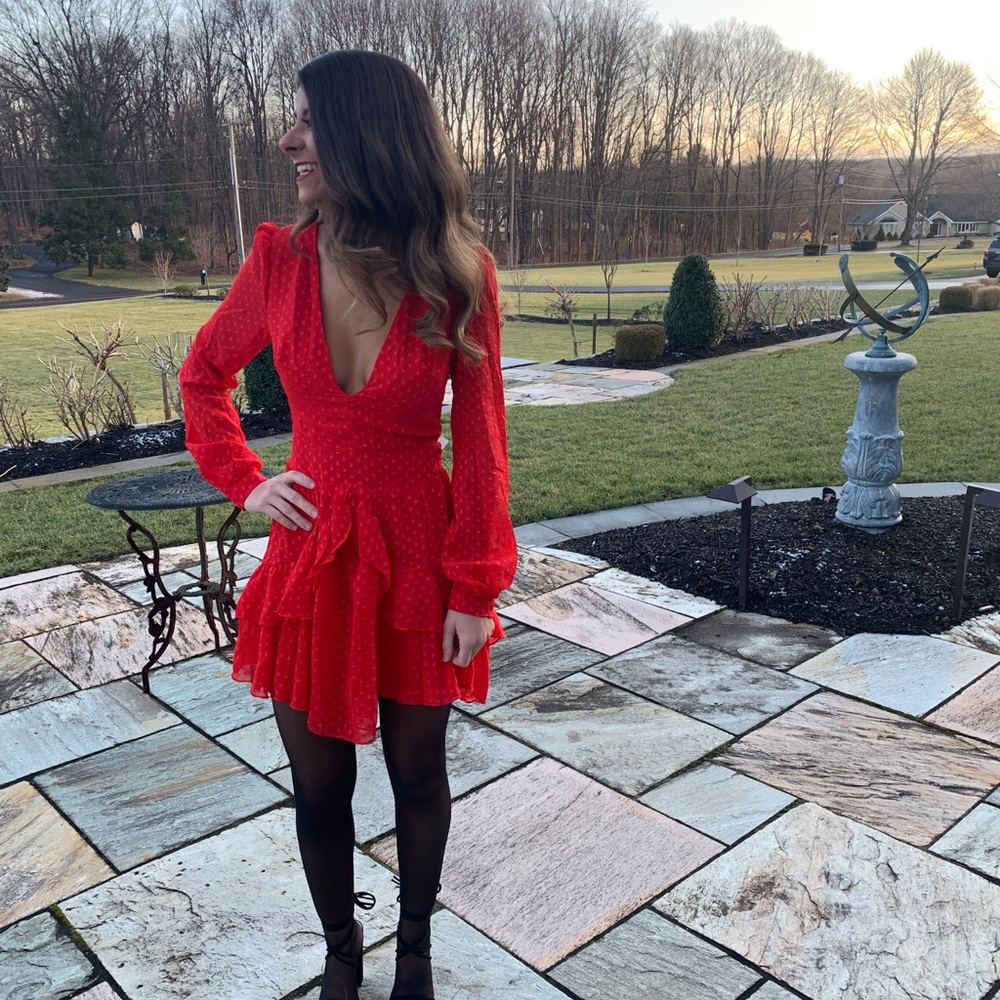 Red dress